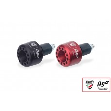 CNC Racing GIACOMO AGOSTINI LIMITED EDITION Single Bar End to Match Lever Guards - "BOING" Style